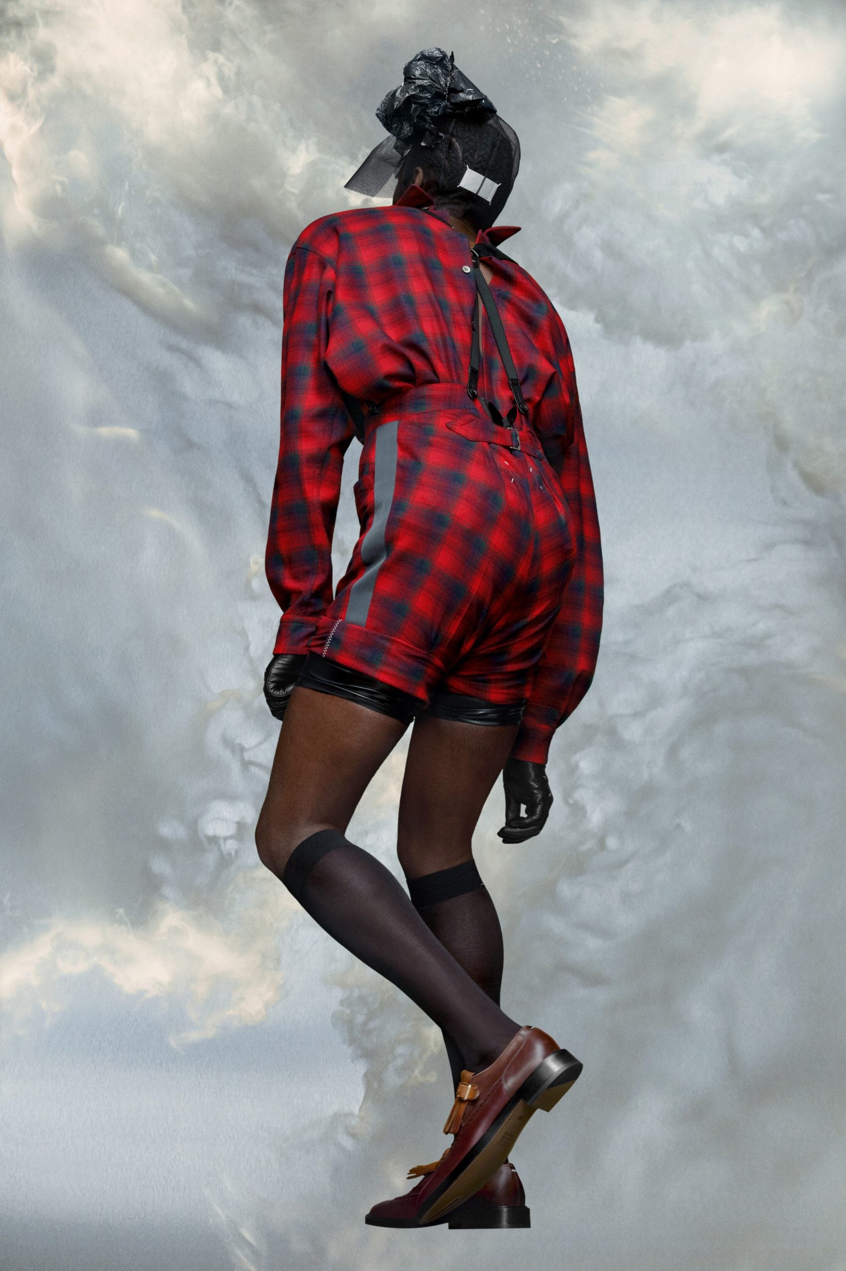 Multicolor Fibres Shorts