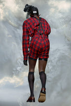 Multicolor Fibres Shorts