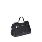 Black Calf Leather Bos Taurus Handbag