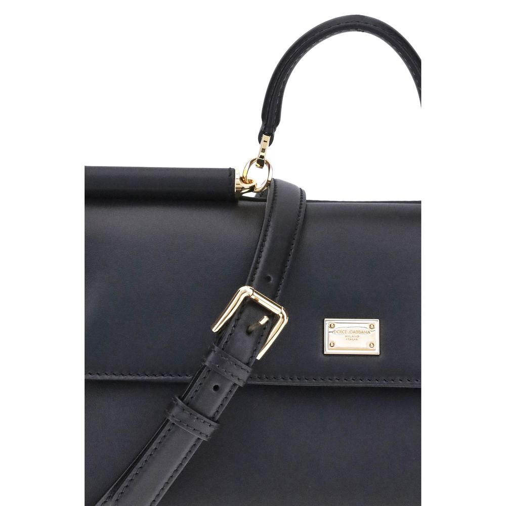 Black Calf Leather Bos Taurus Handbag