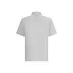 White Cotton Polo Shirt