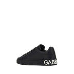 Black Calf Leather Bos Taurus Low Top Sneakers