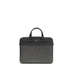 Gray Calf Leather Bos Taurus Briefcase