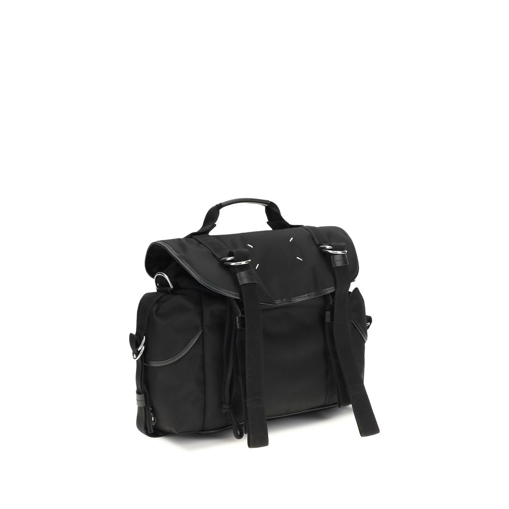 Black Polyamide Shoulder Bag