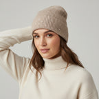 Brown Cashmere Beanie