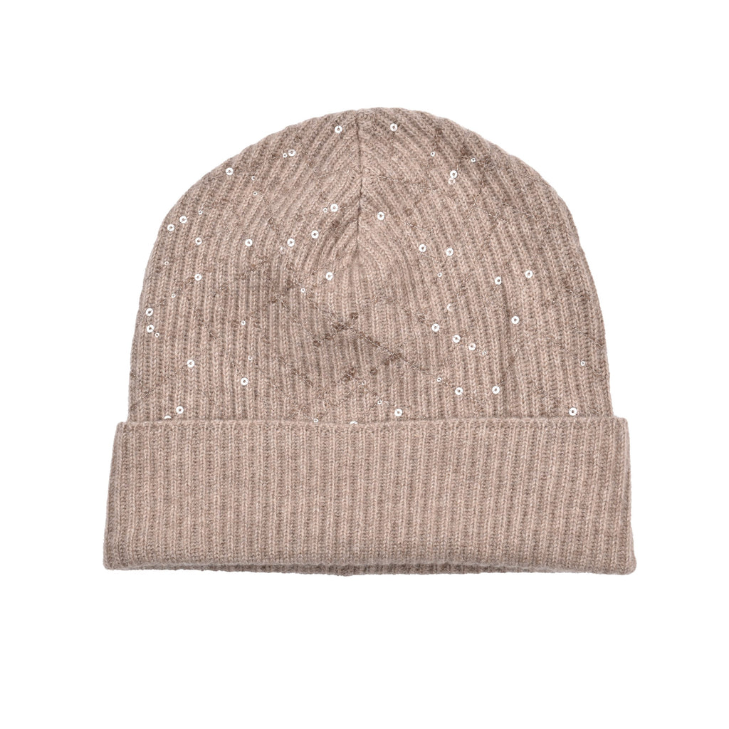 Brown Cashmere Beanie