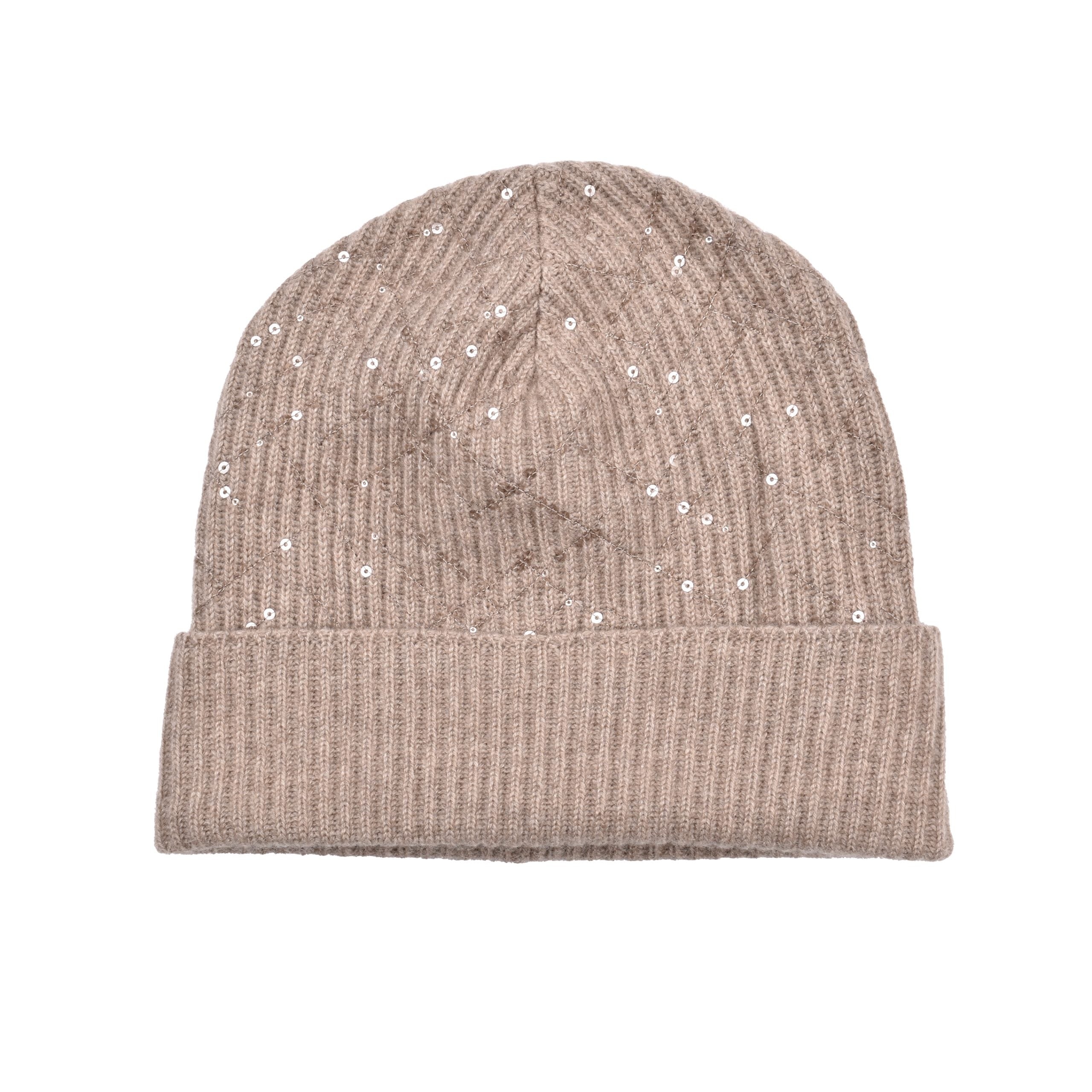 Brown Cashmere Beanie