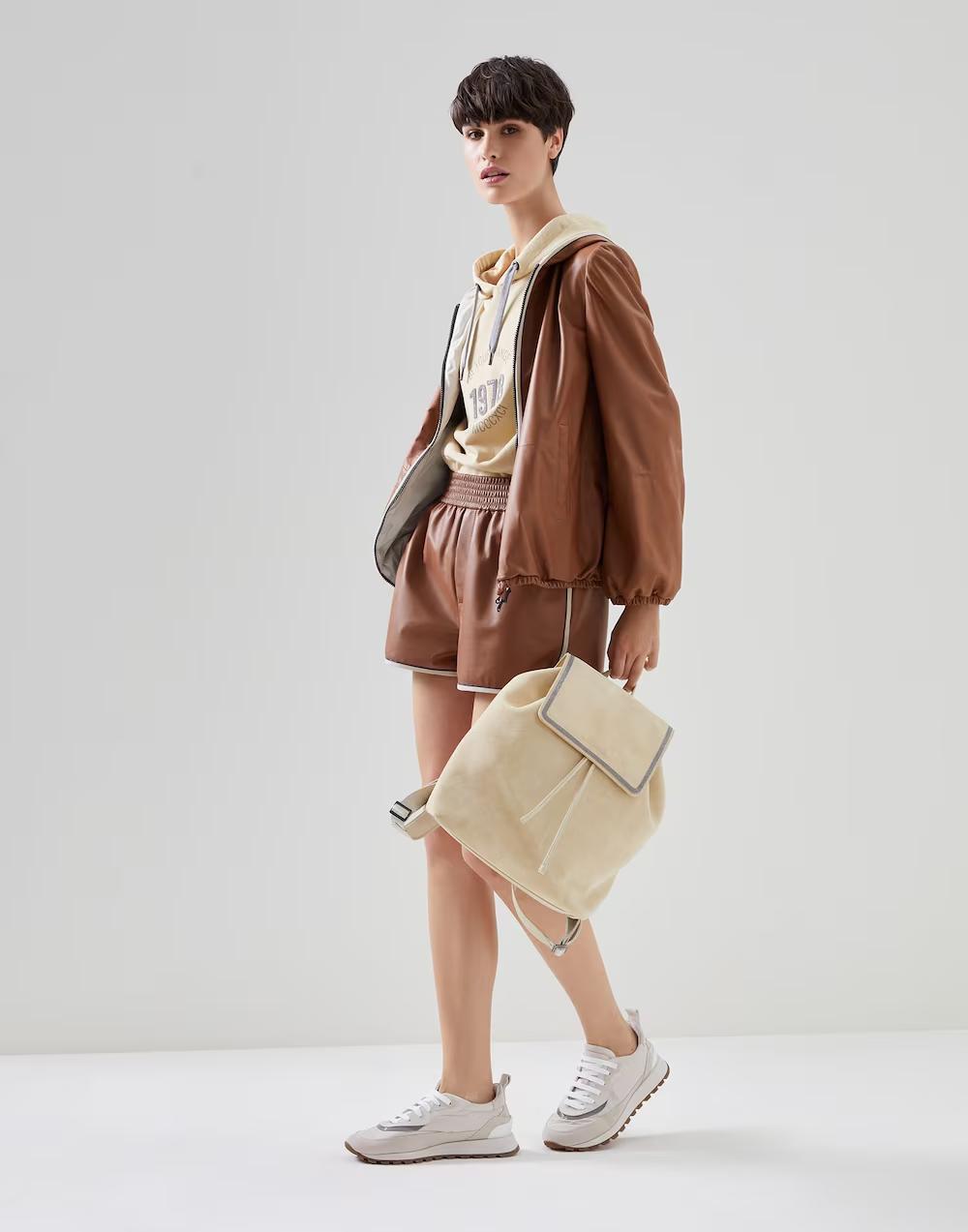 Beige Cotton Sweatshirt