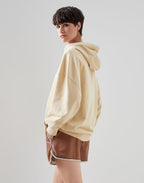 Beige Cotton Sweatshirt
