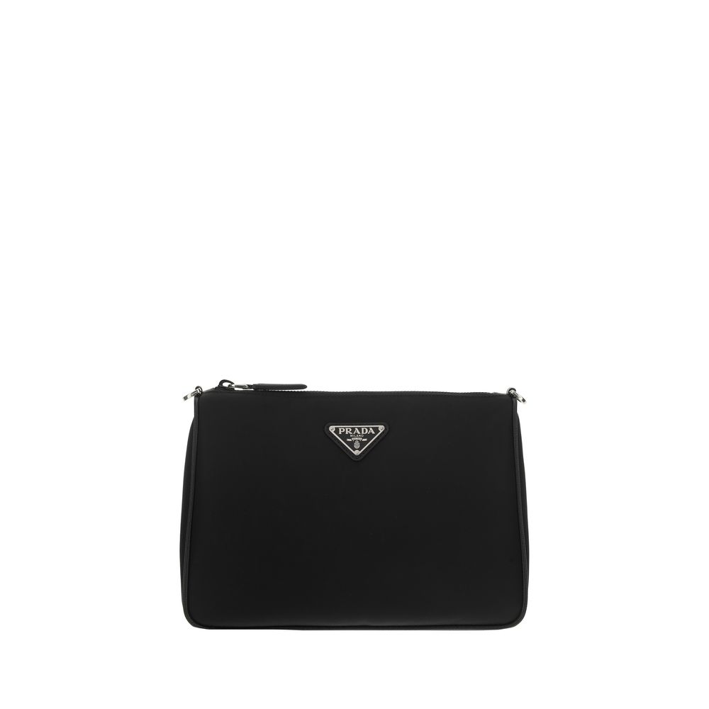 Black Nylon Shoulder Bag