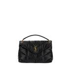 Black Lamb Leather Shoulder Bag