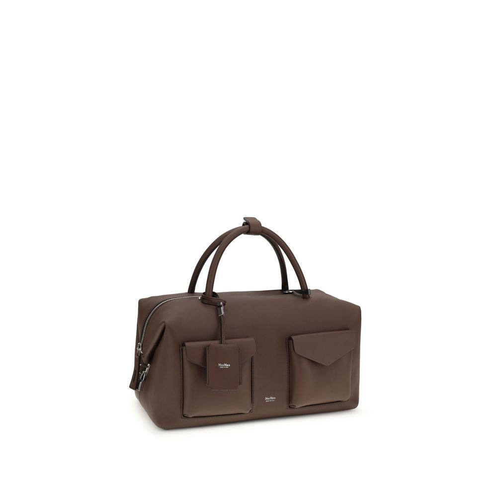 Brown Calf Leather Bos Taurus Handbag