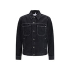Black Cotton Denim Jacket