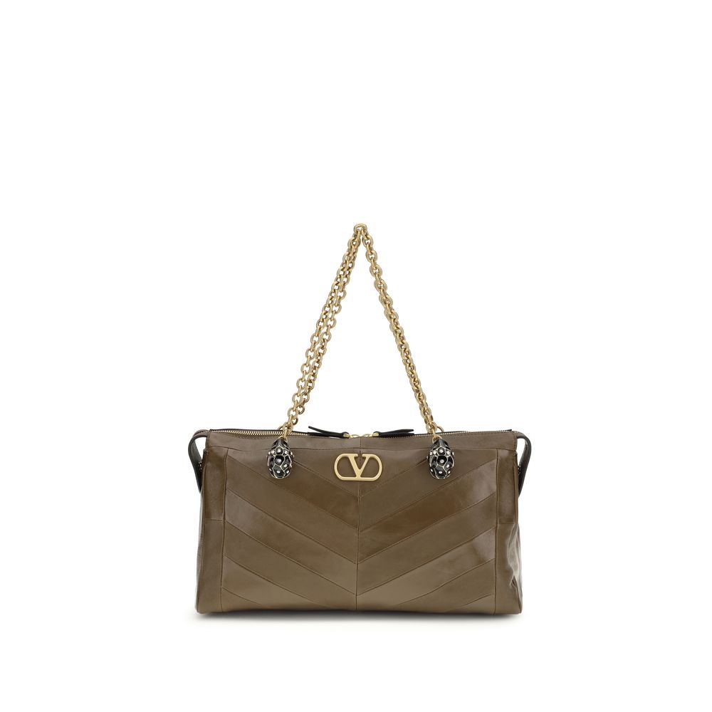 Brown Calf Leather Bos Taurus Shoulder Bag