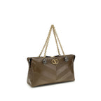 Brown Calf Leather Bos Taurus Shoulder Bag