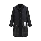 Black Polyester Coat
