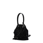 Black Fabric Handbag