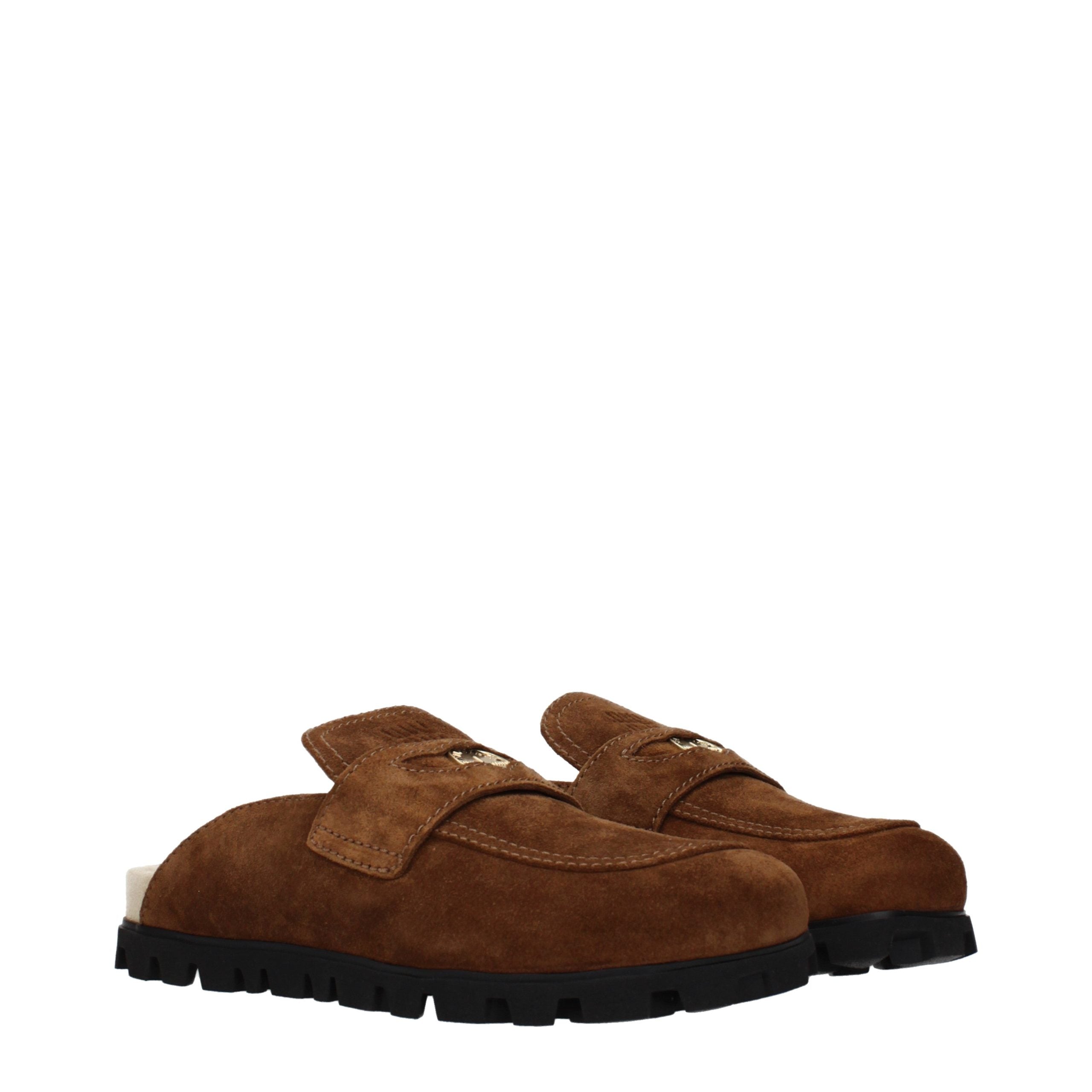 Brown Leather Slippers