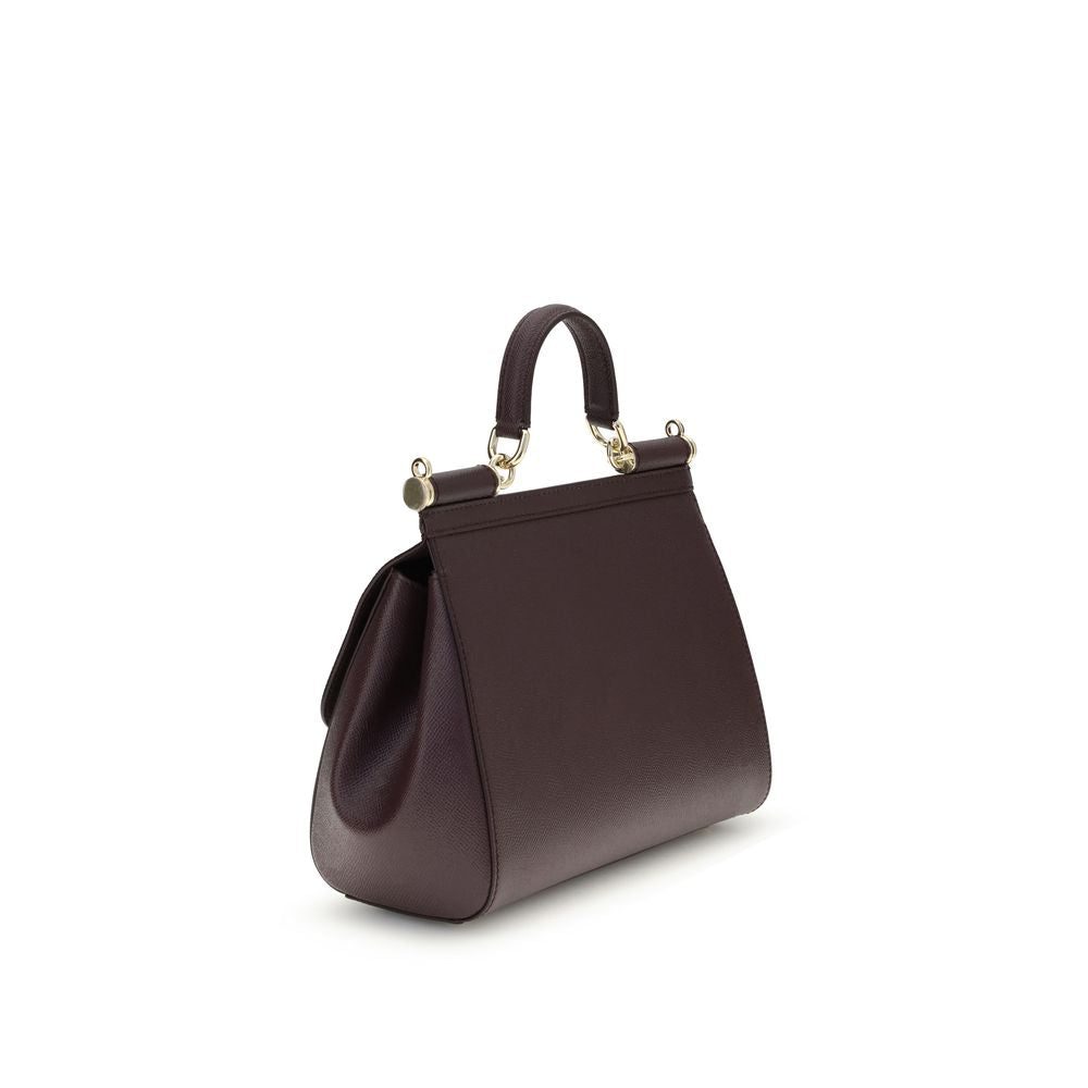 Bordeaux Calf Leather Bos Taurus Shoulder Bag