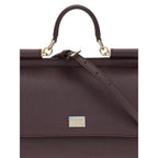 Bordeaux Calf Leather Bos Taurus Shoulder Bag