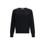 Black Merino Wool Sweatshirt