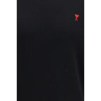 Black Merino Wool Sweatshirt