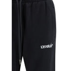 Black Cotton Joggers (Workout Pants)