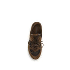 Brown Calf Leather Bos Taurus Athletic Sneakers