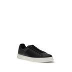 Black Calf Leather Bos Taurus Low Top Sneakers
