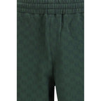 Bicolor Polyamide Casual Pants