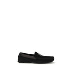 Black Calf Leather Bos Taurus Slip-On Loafers