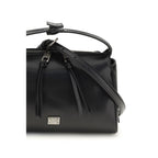 Black Calf Leather Bos Taurus Handbag