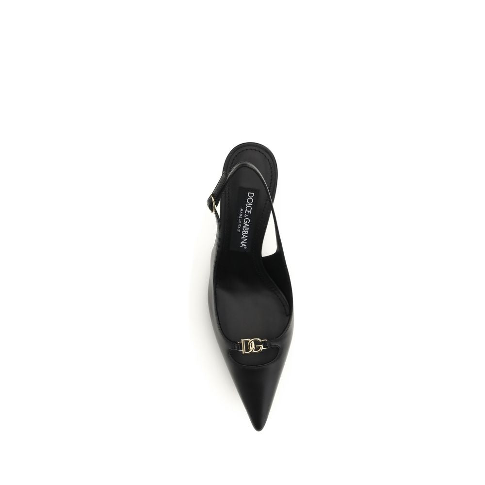 Black Calf Leather Bos Taurus High Heel Pumps