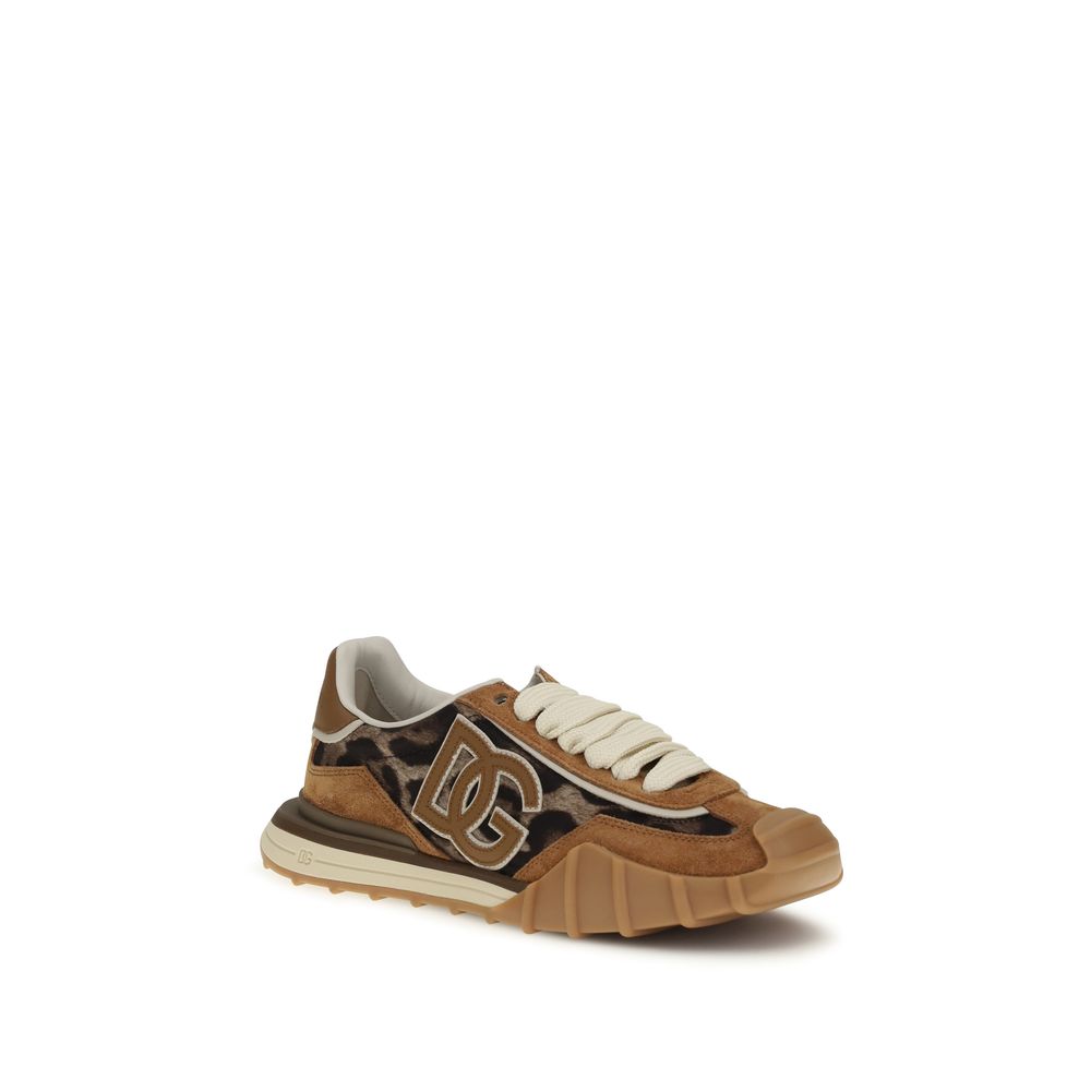 Multicolor Polyamide Athletic Sneakers