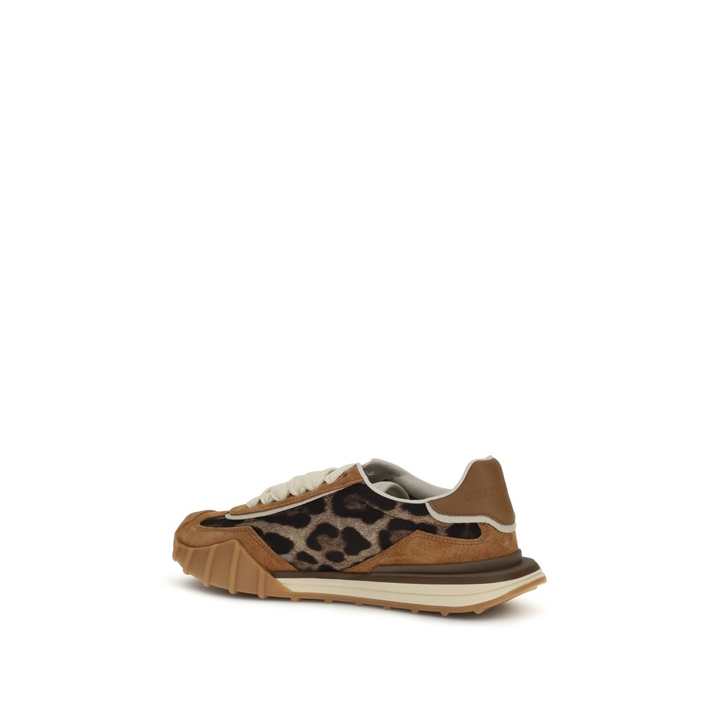 Multicolor Polyamide Athletic Sneakers