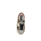 Multicolor Calf Leather Bos Taurus Low Top Sneakers