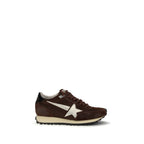 Brown Calf Leather Bos Taurus Athletic Sneakers