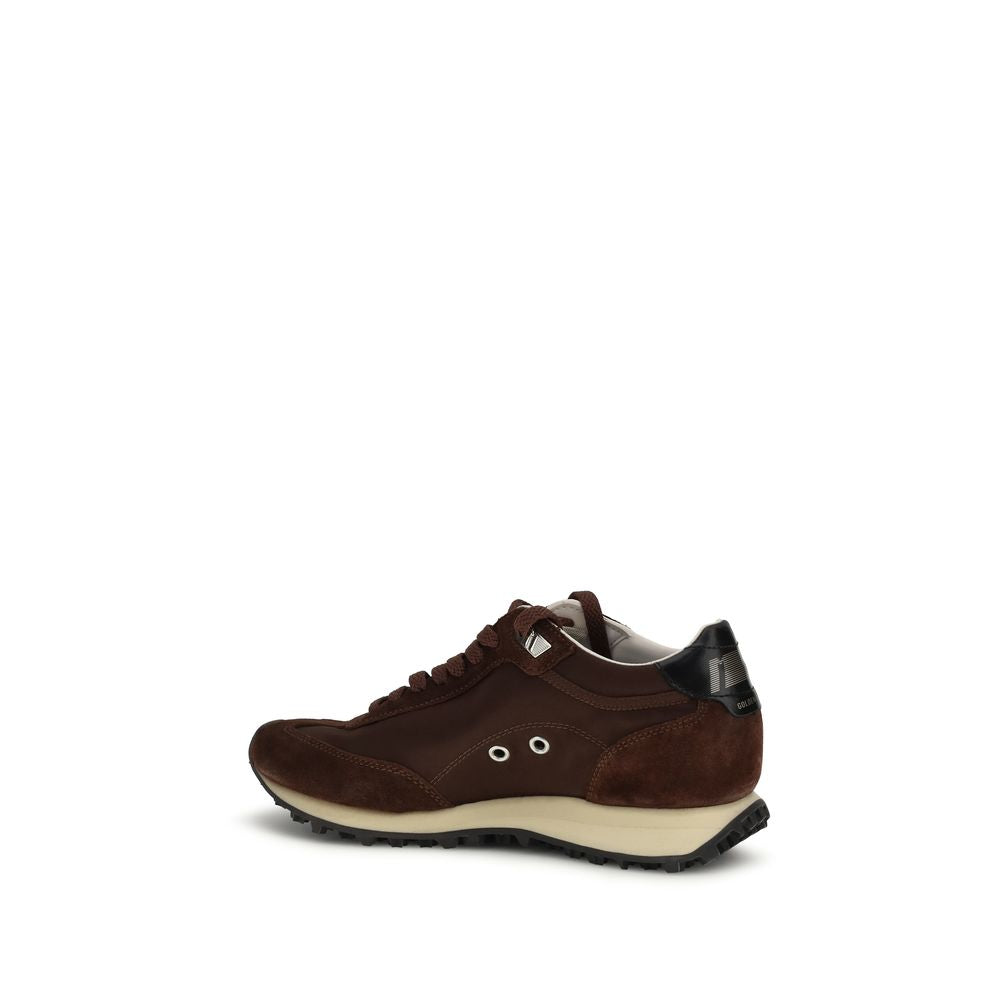 Brown Calf Leather Bos Taurus Athletic Sneakers