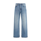 Blue Cotton Jeans Denim