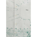 White Cotton Pattern Shirt