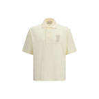 Beige Cotton Polo Shirt