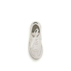 White Calf Leather Bos Taurus Low Top Sneakers