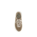 Beige Calf Leather Bos Taurus Low Top Sneakers