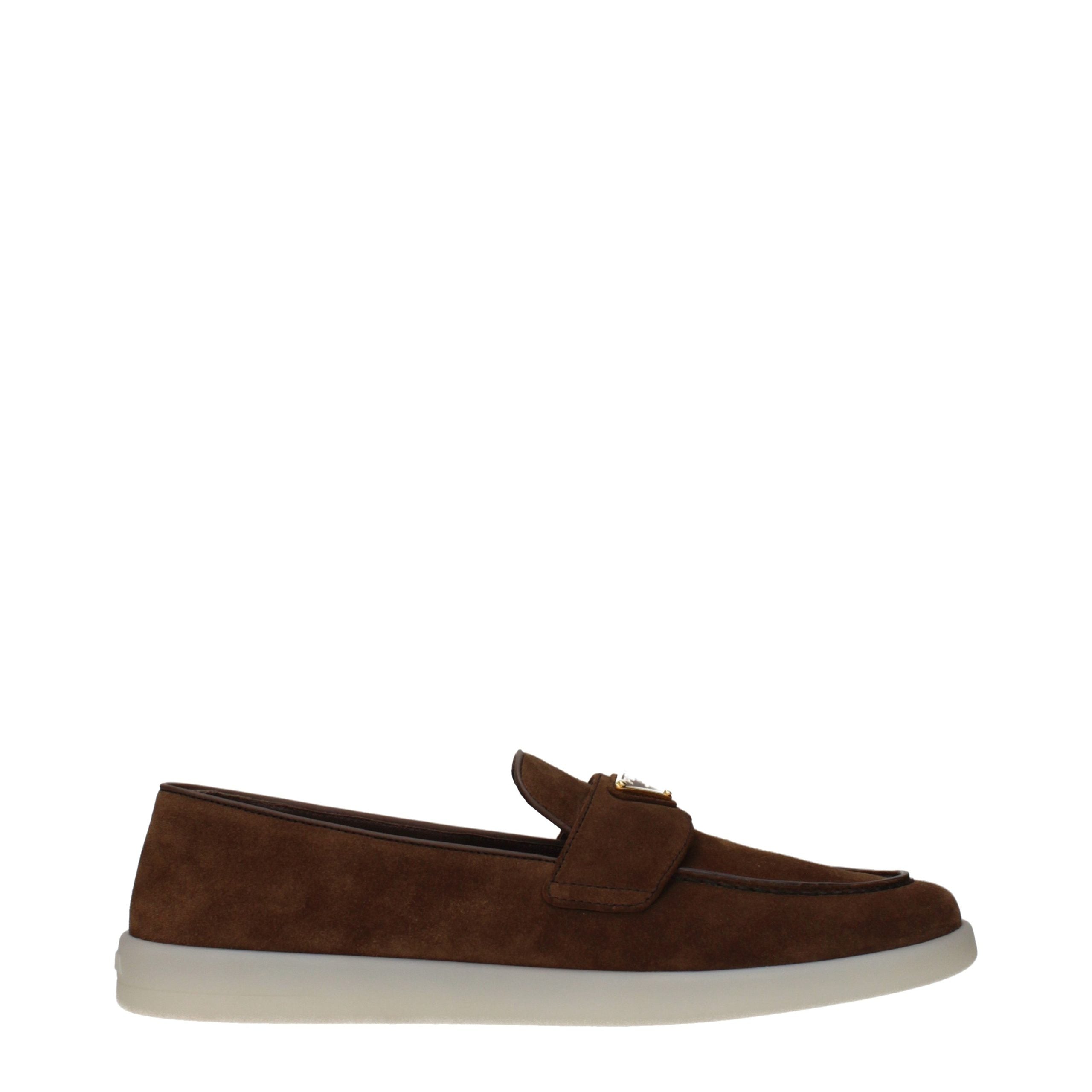 Brown Leather Slip-On Loafers