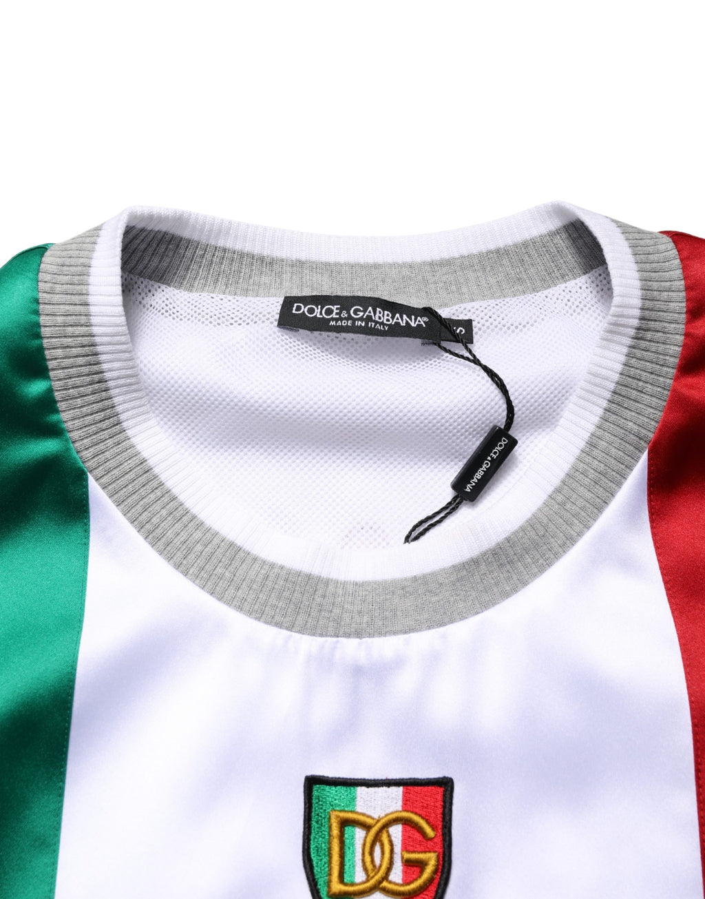 Multicolor Italia DG Logo Satin Tank T-shirt