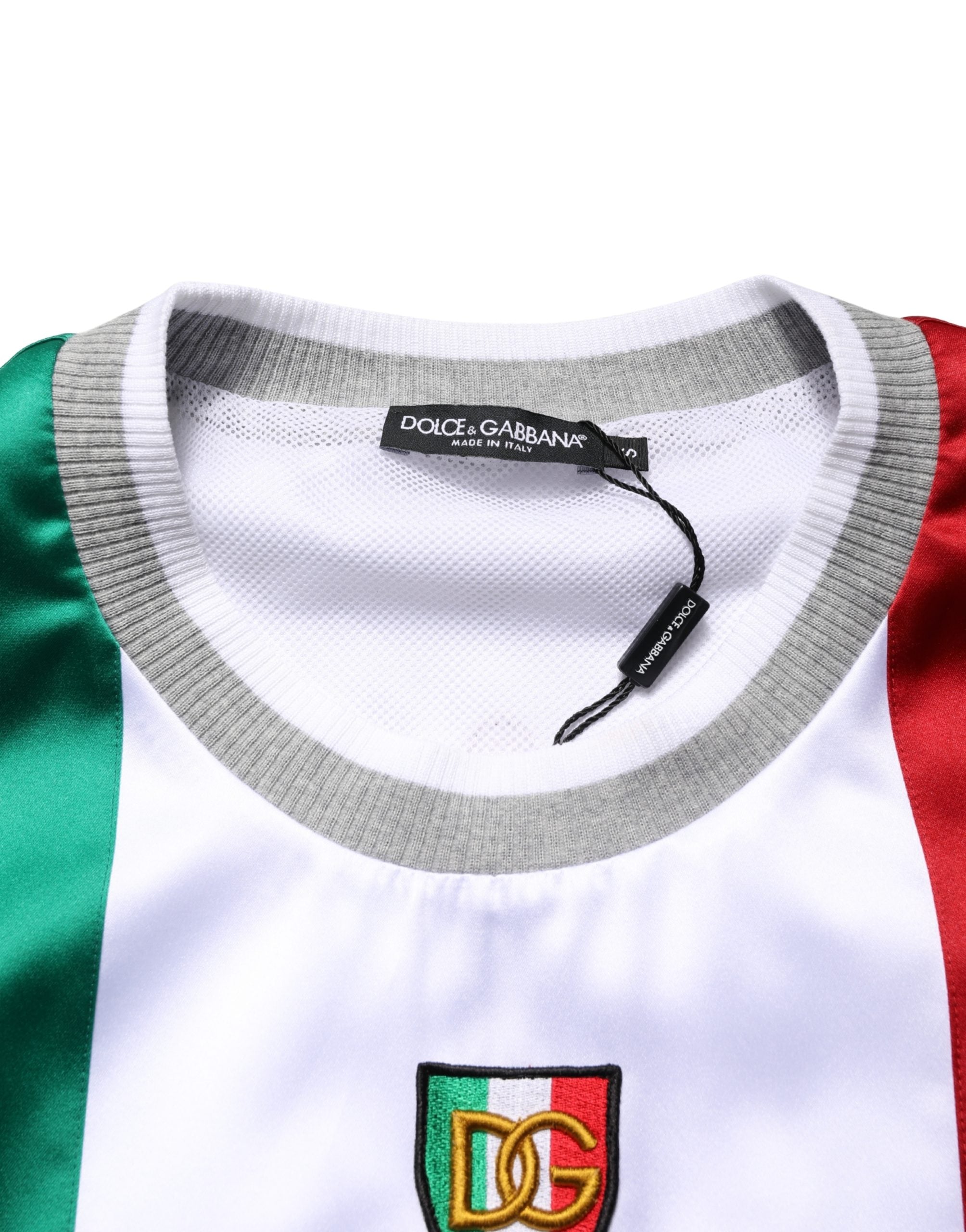 Multicolor Italia DG Logo Satin Tank T-shirt
