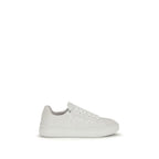 White Calf Leather Bos Taurus Sneakers