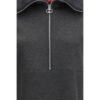 Gray Cotton Casual Dress