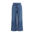 Blue Cotton Jeans Denim