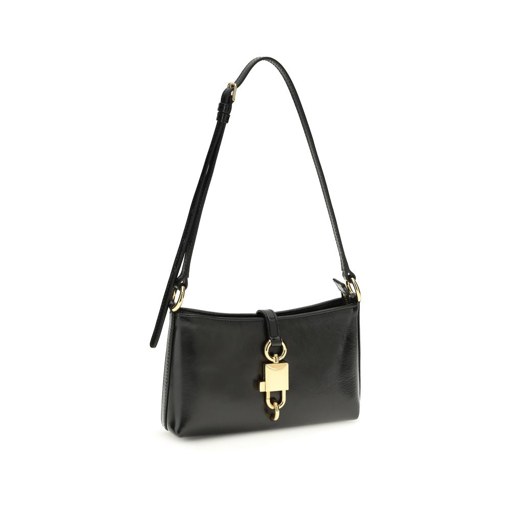 Black Calf Leather Bos Taurus Shoulder Bag